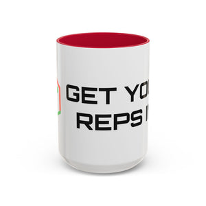 AlgoBox Mug — "Get your reps in." (Red)