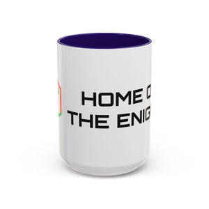 AlgoBox Mug — "Home of the Enigma" (Blue)