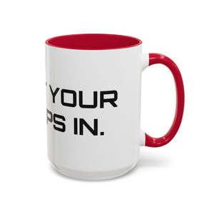 AlgoBox Mug — "Get your reps in." (Red)