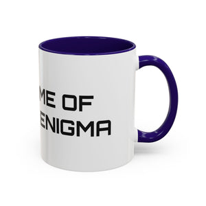 AlgoBox Mug — "Home of the Enigma" (Blue)